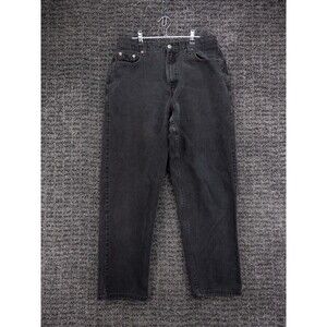Vintage Levis 560 Women 14 Actual 31x30 Faded Black Loose Fit Straight Leg Y2K
